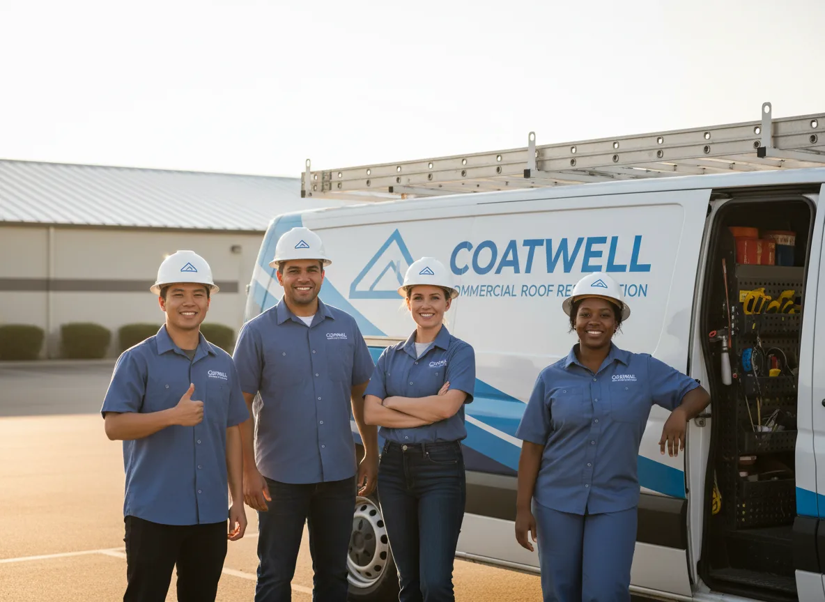 Commercial roof coating company in Goddard, KS